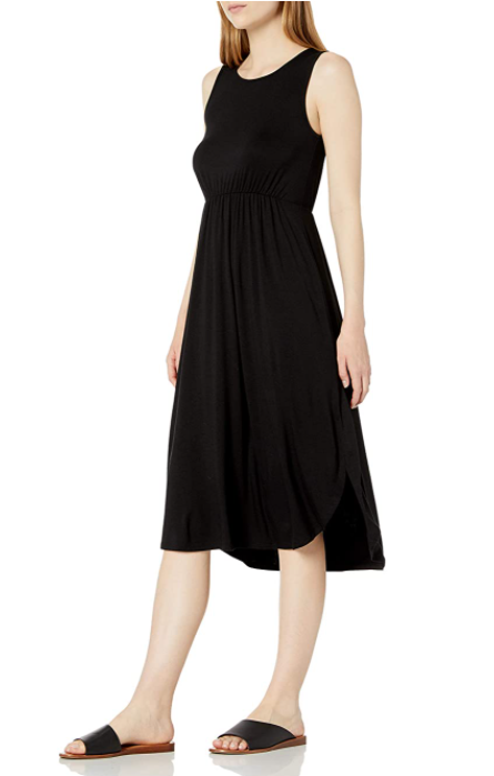 Sleeveless Gathered Dress - Premium from Liam Fashions - Just 31 dh! Shop now at luckythegr