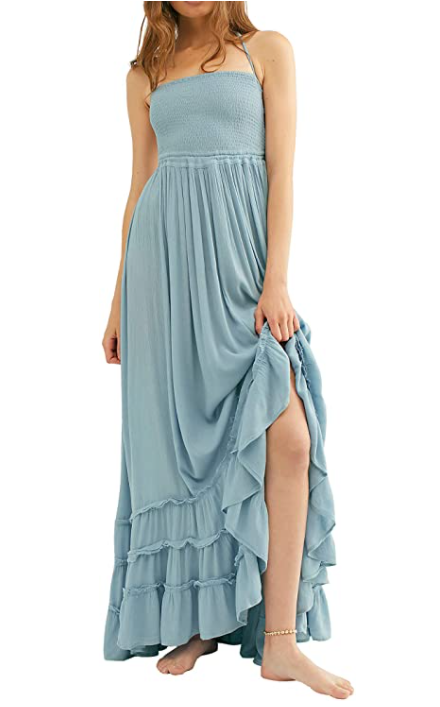 Summer Blackless Long Dresses - Premium from Liam Fashions - Just 31 dh! Shop now at luckythegr