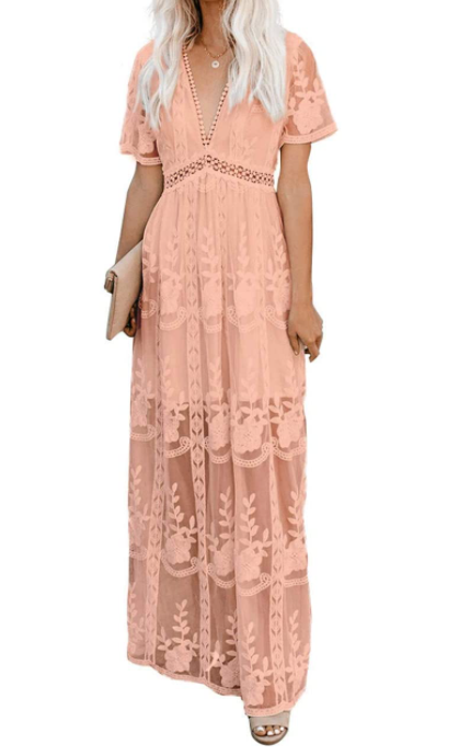 Women's Deep V Neck Short Sleeve - Premium from Liam Fashions - Just 28 dh! Shop now at luckythegr