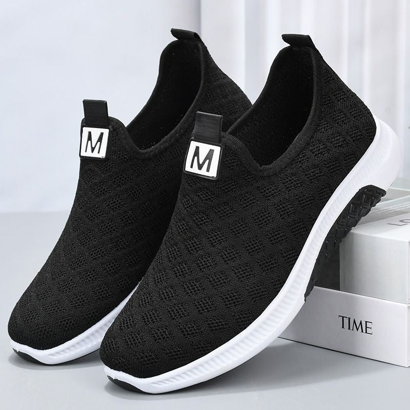 Summer Korean Mesh Comfortable Women Shoes Breathable Hollow Sports Walking Sneakers Casual Flat Ladies Solid Shoes - Premium  from eprolo - Just 22 dh! Shop now at luckythegr