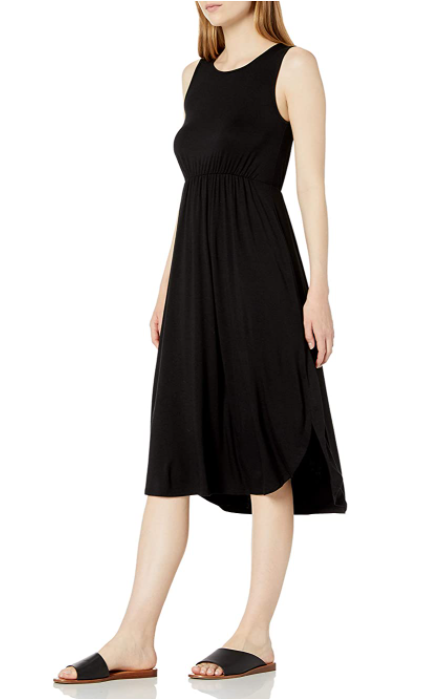 Sleeveless Gathered Dress - Premium  from Liam Fashions - Just 31 dh! Shop now at luckythegr