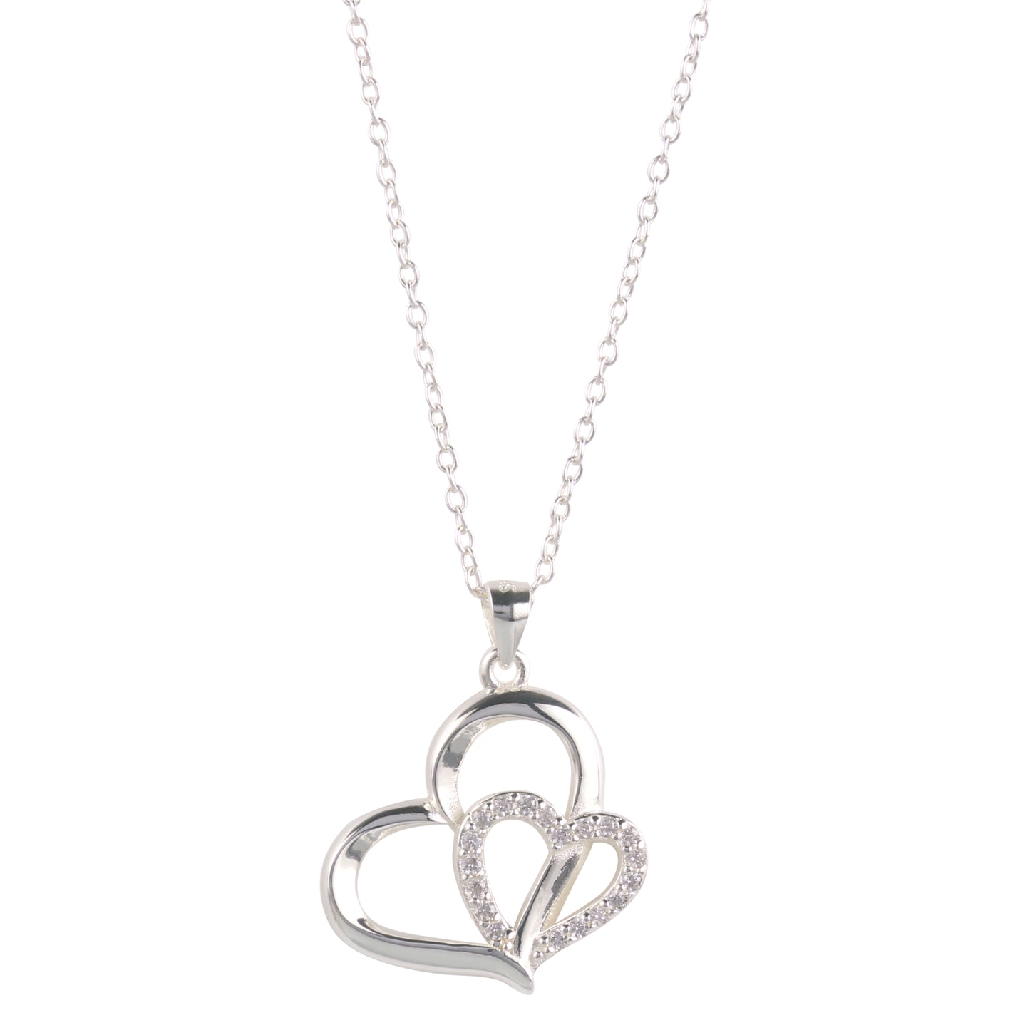 Eternity Love Heart Pave Necklace - Premium Jewelry from Nichestar - Just 36 dh! Shop now at luckythegr